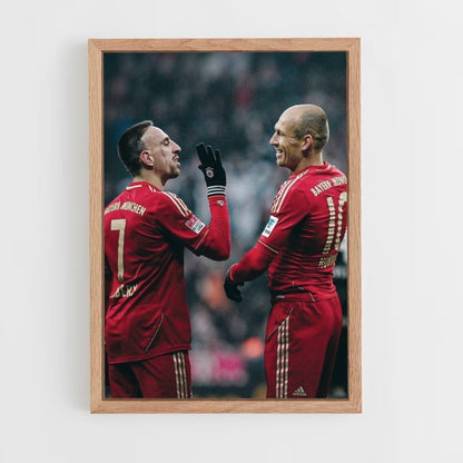 Poster Bayern Monaco Rosso