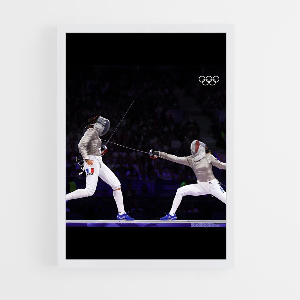 fencing-1 cadre Blanc