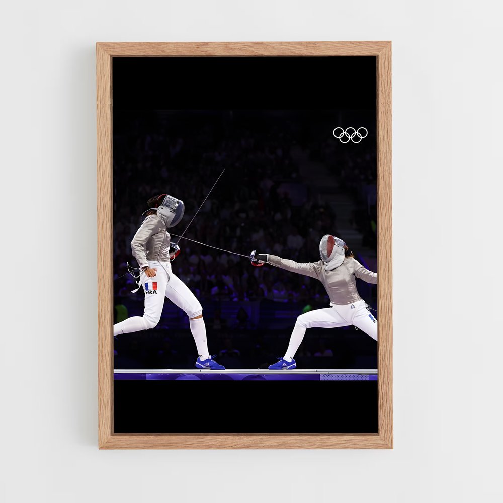 fencing-1 cadre Bois clair