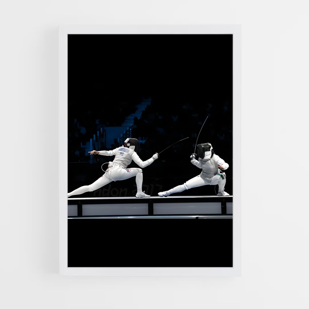 fencing-7 cadre Blanc