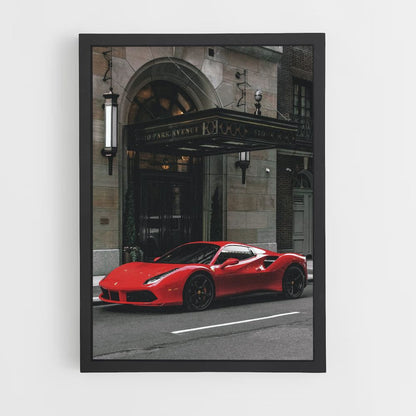 Manifesto F488 rosso