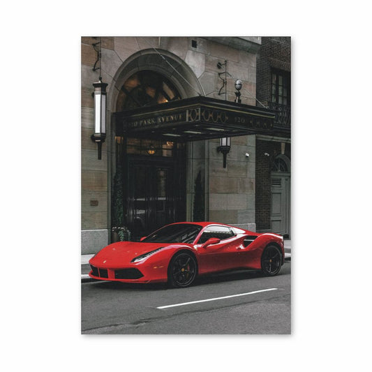 Manifesto F488 rosso