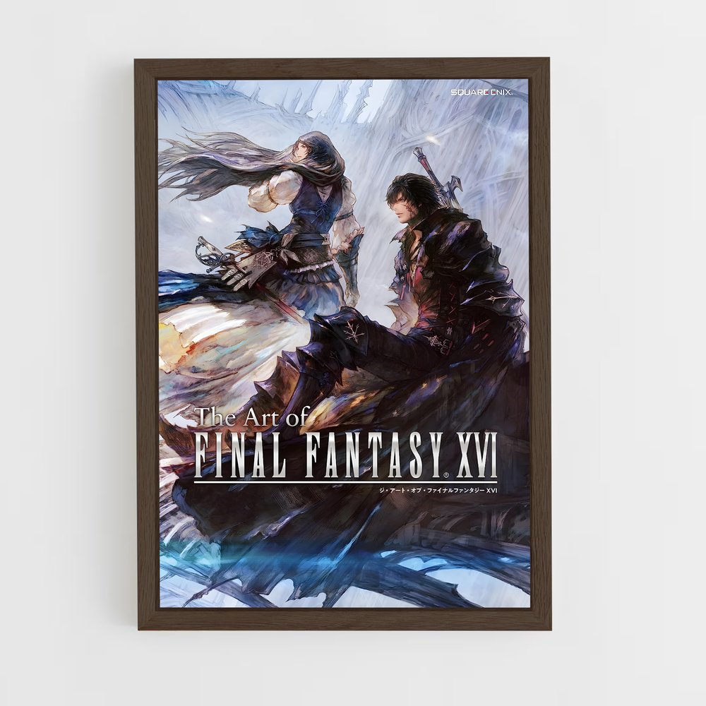 final-fantasy-6 cadre Bois foncé