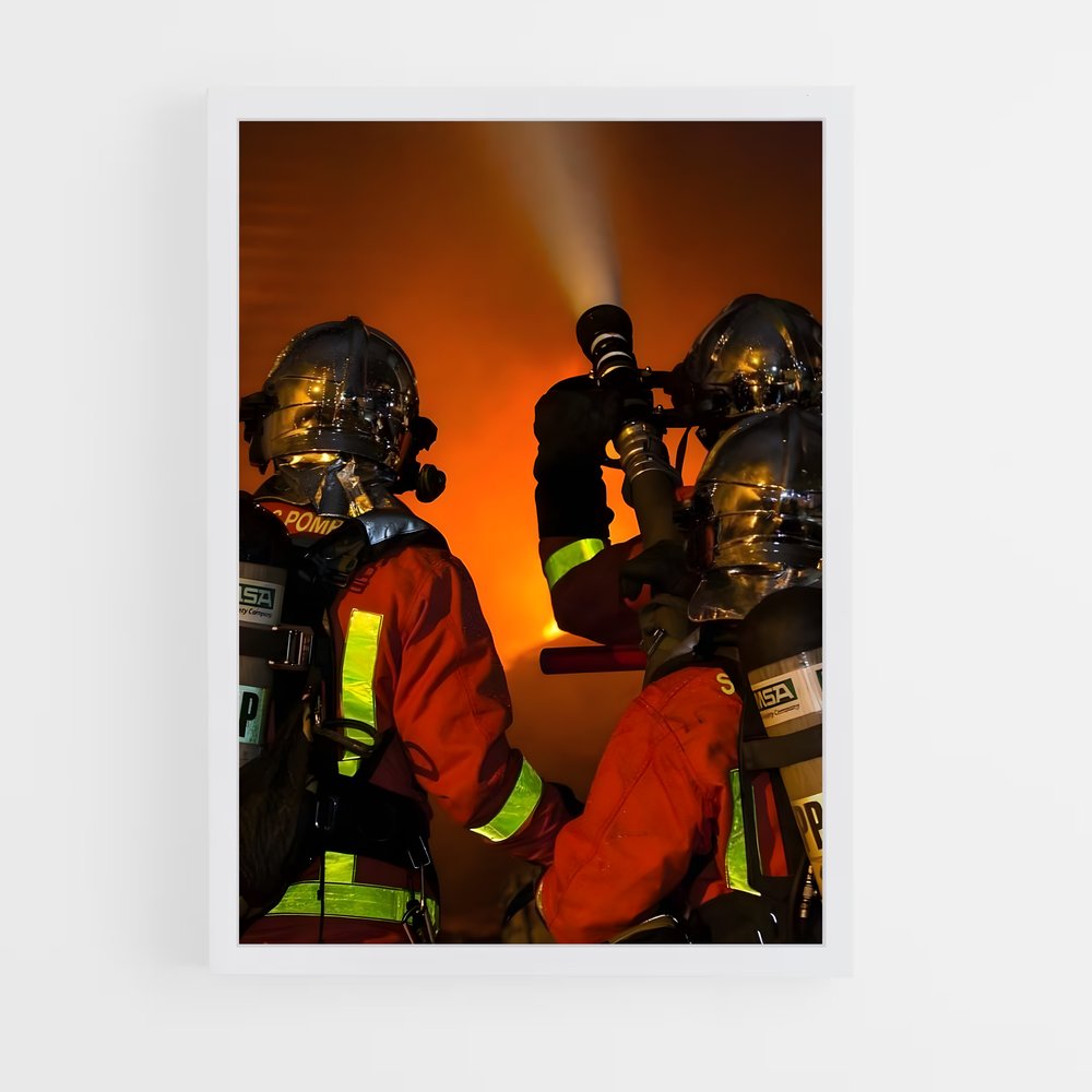 fireman-2 cadre Blanc