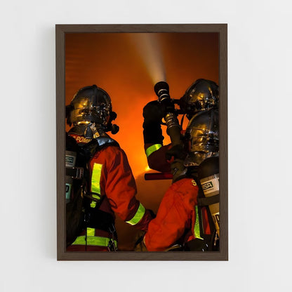 fireman-2 cadre Bois foncé