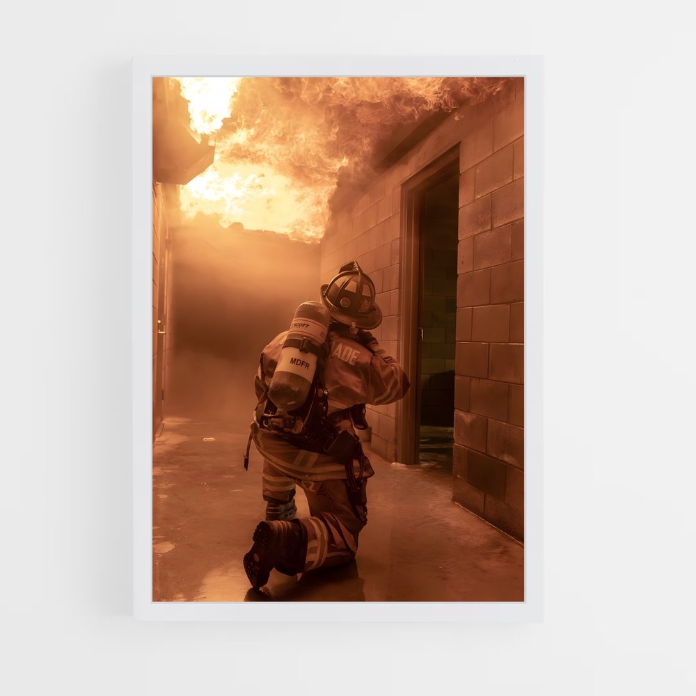 fireman-3 cadre Blanc