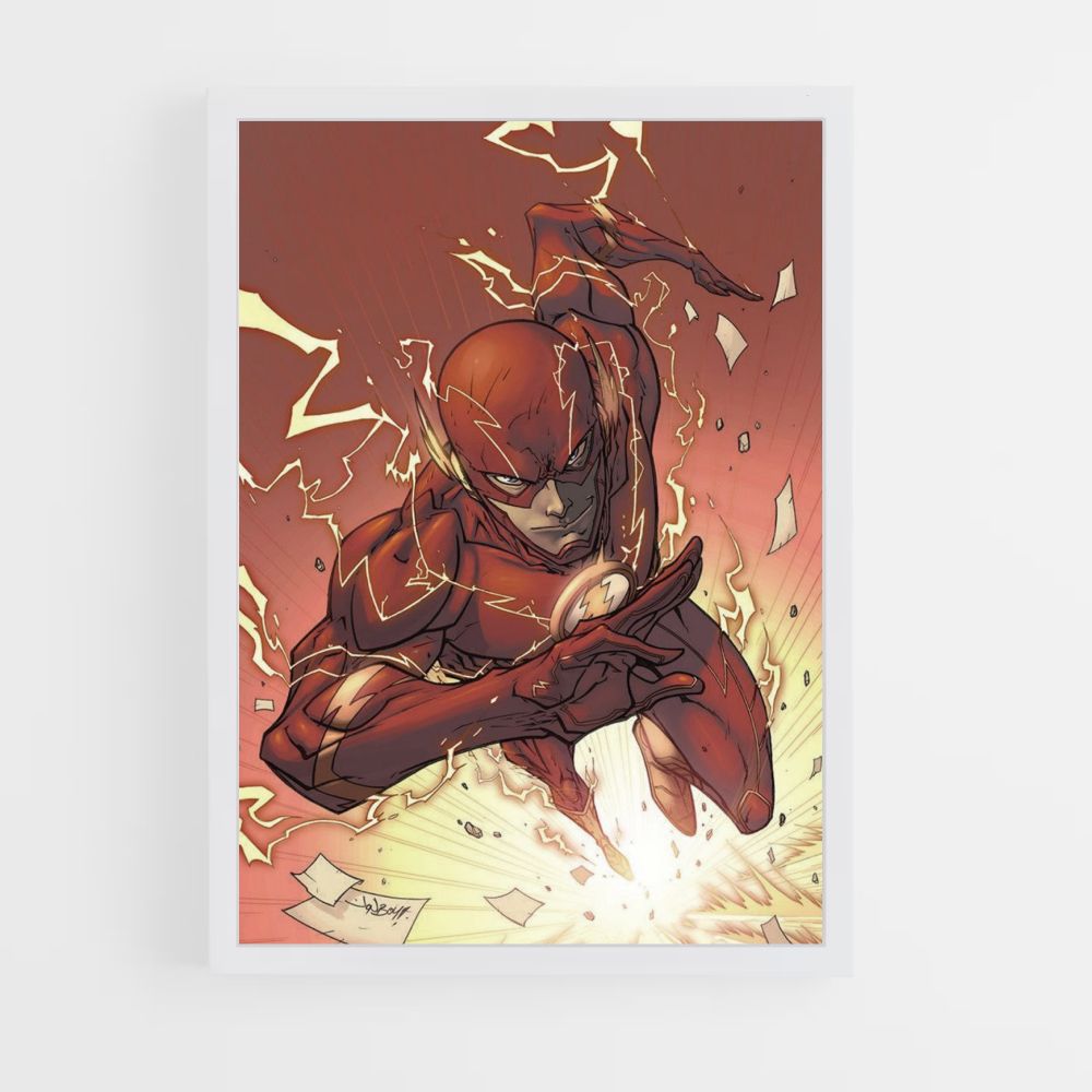 Velocità del flash del poster