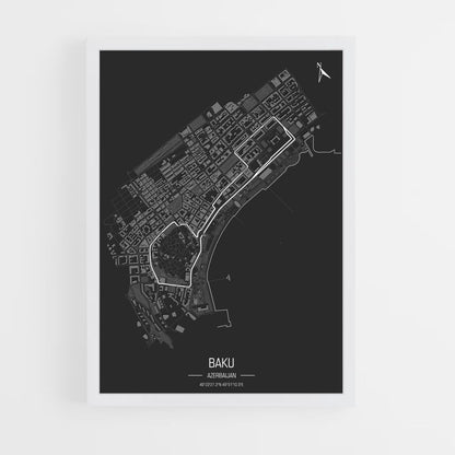 Poster Circuito di Baku