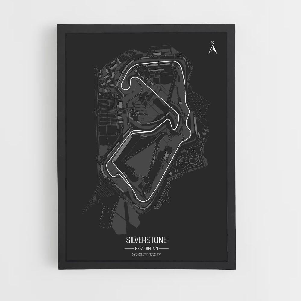 Poster Circuito di Silverstone