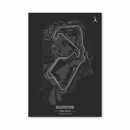 Poster Circuito di Silverstone