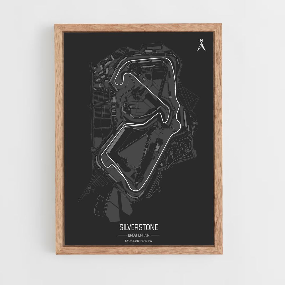 Poster Circuito di Silverstone