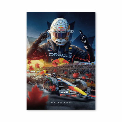 Poster Verstappen GP del Canada