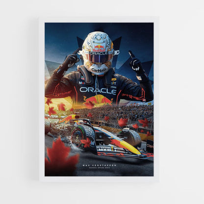 Poster Verstappen GP del Canada