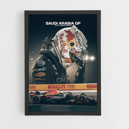 Poster Verstappen GP arabo