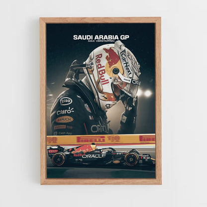 Poster Verstappen GP arabo