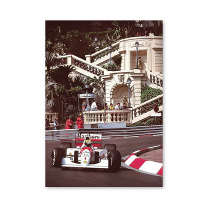 Manifesto Ayrton Senna Monaco