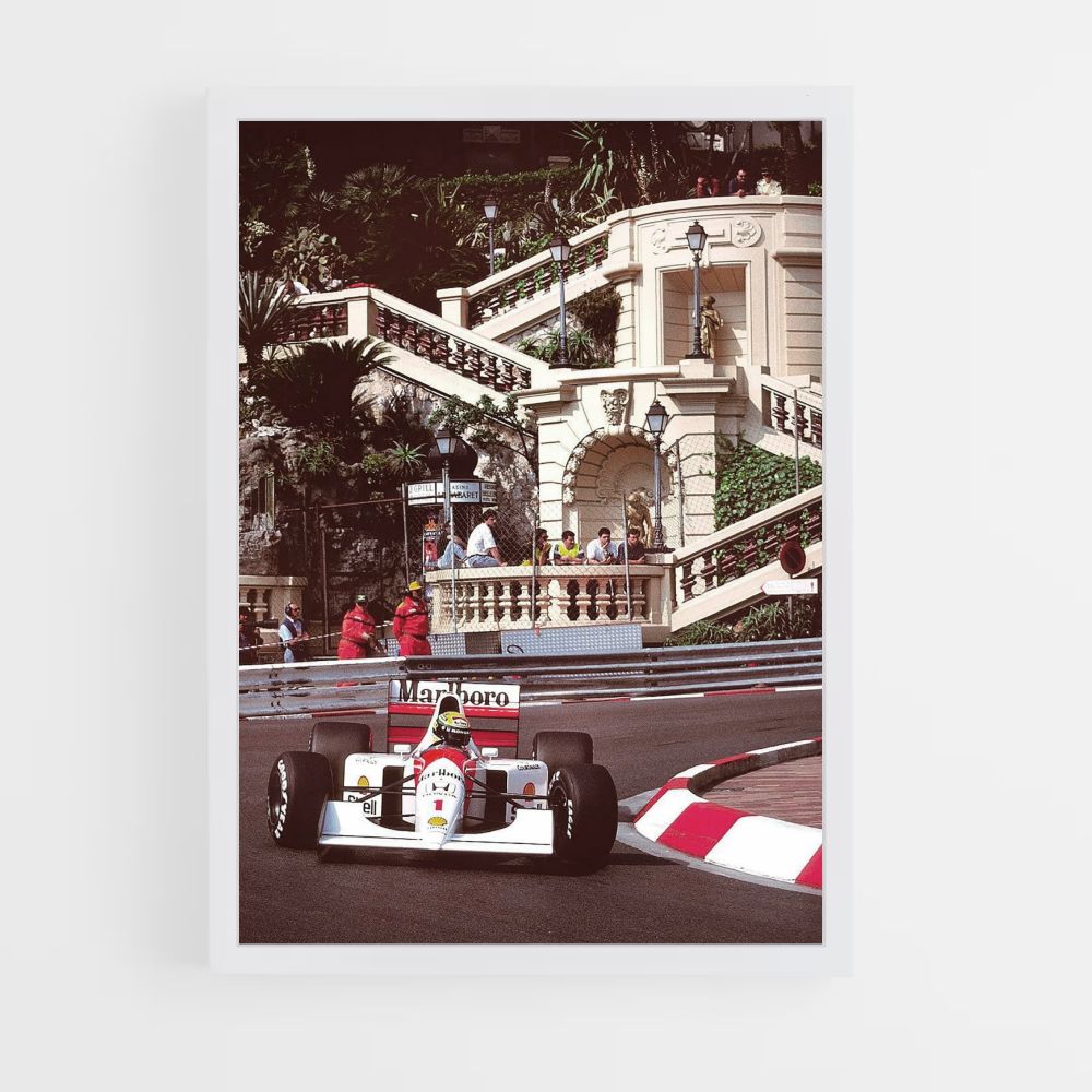 Manifesto Ayrton Senna Monaco