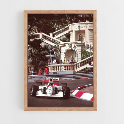 Manifesto Ayrton Senna Monaco