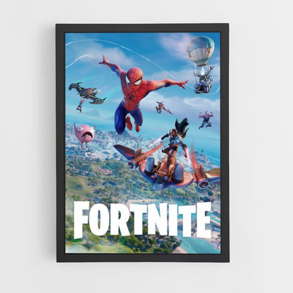 Locandina di Spiderman Fortnite