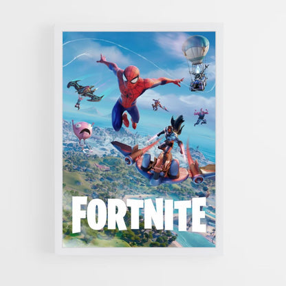 Locandina di Spiderman Fortnite