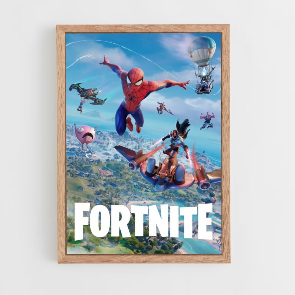 Locandina di Spiderman Fortnite