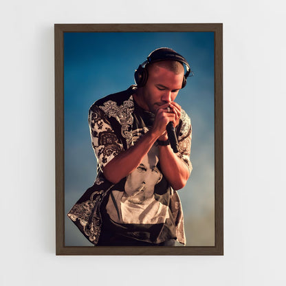 frank-ocean-1 cadre Bois foncé