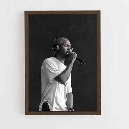 frank-ocean-2 cadre Bois foncé