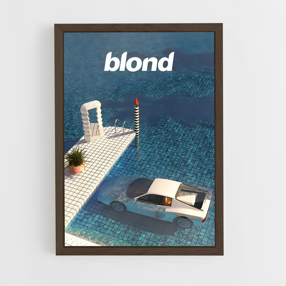 frank-ocean-5 cadre Bois foncé