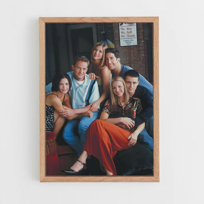 friends-6 cadre Bois clair
