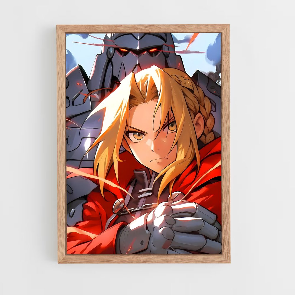 full-metal-alchemist-4 cadre Bois clair
