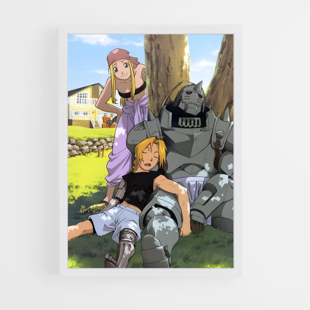 full-metal-alchemist-8 cadre Blanc
