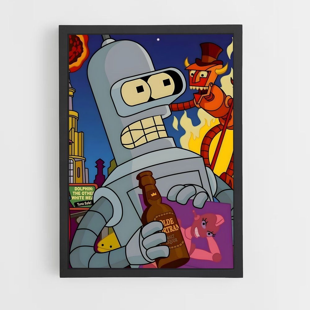 futurama-11 cadre Noir