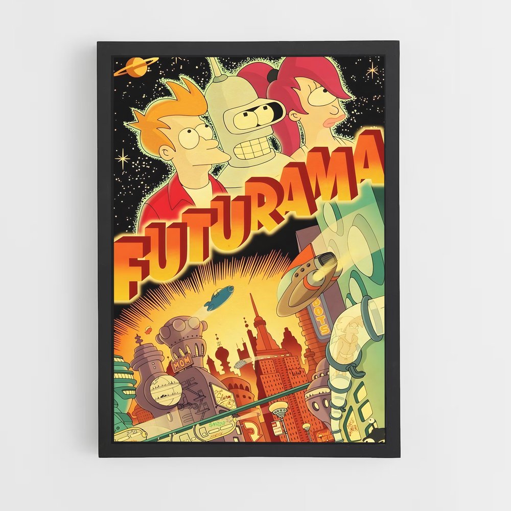 futurama-9 cadre Noir