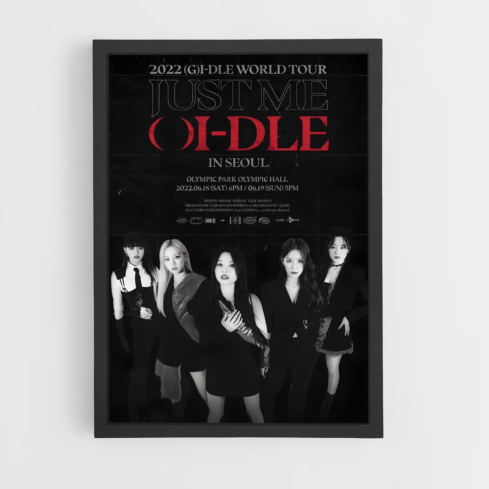 g-idle-18 cadre Noir