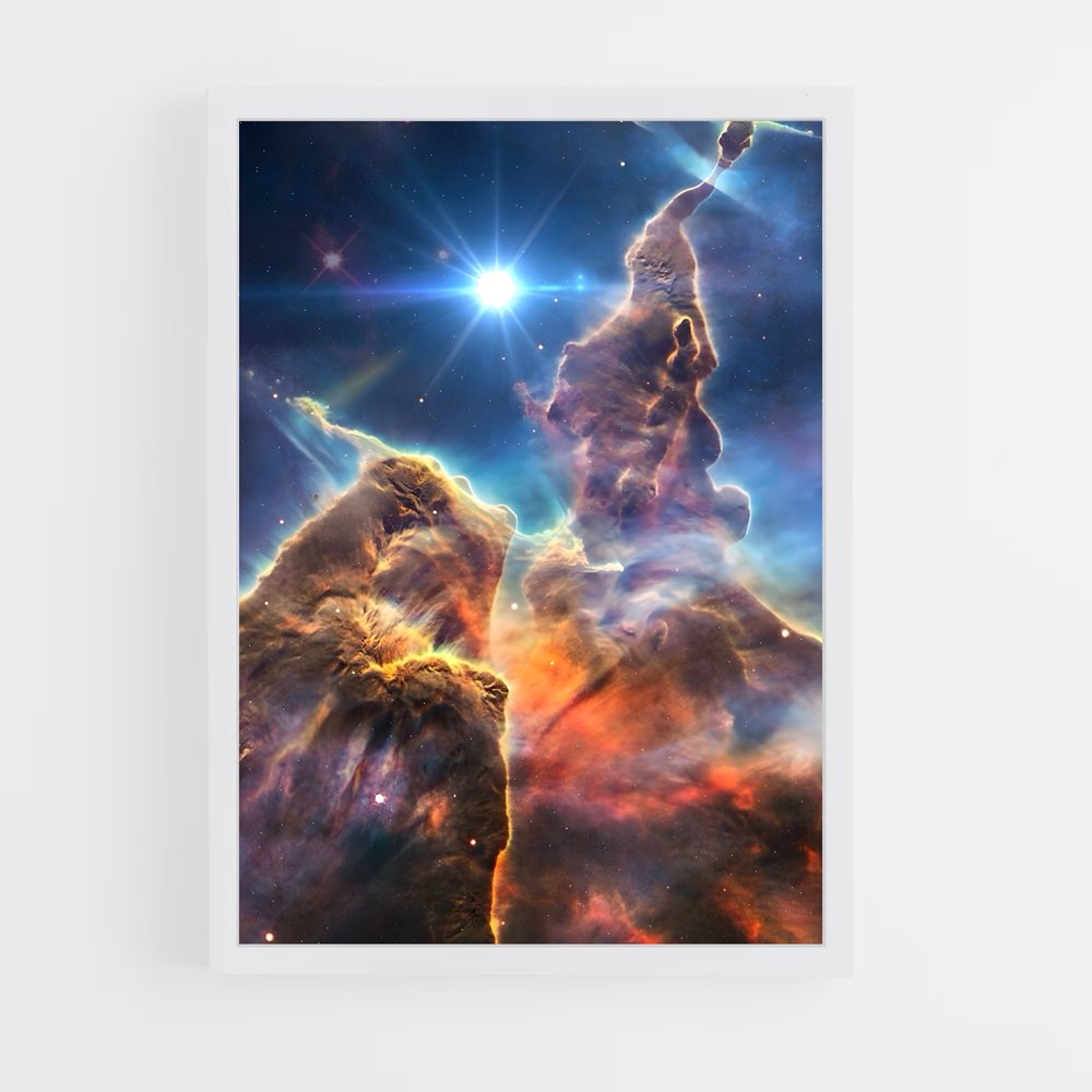 galaxy-2 cadre Blanc