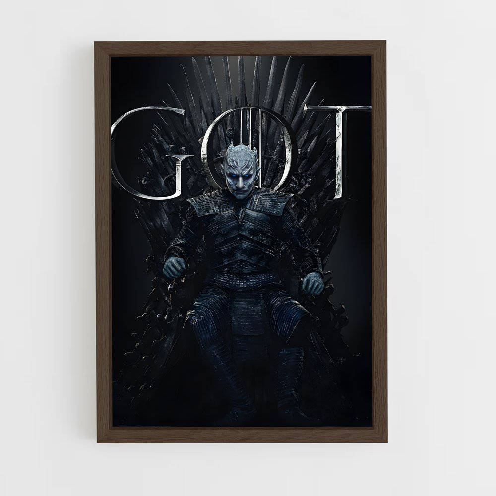 game-of-thrones-7 cadre Bois foncé