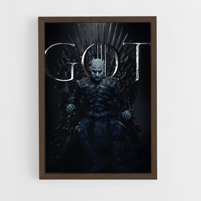 game-of-thrones-7 cadre Bois foncé