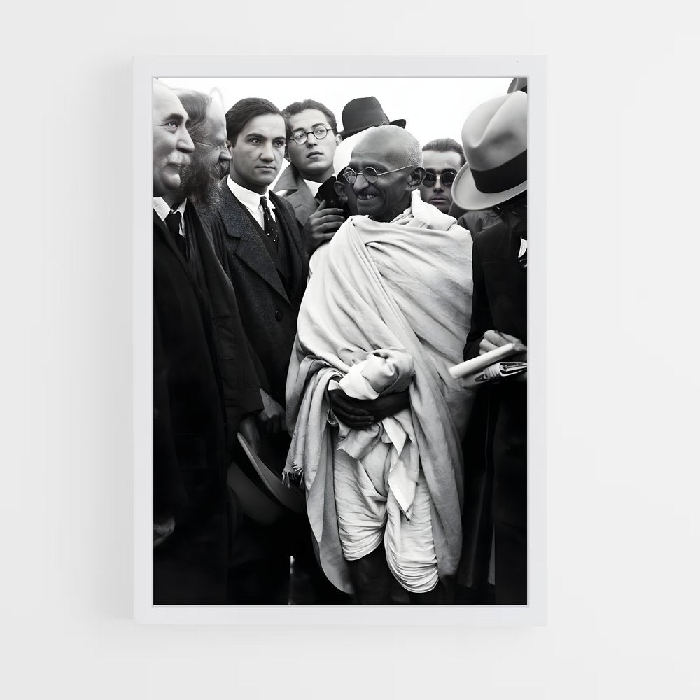 gandhi-4 cadre Blanc