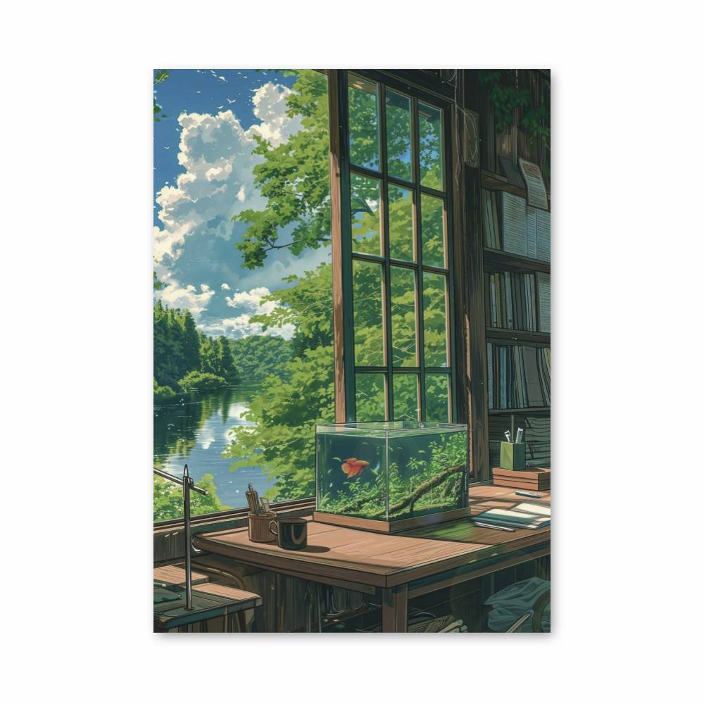 Poster Aquarium Ghibli