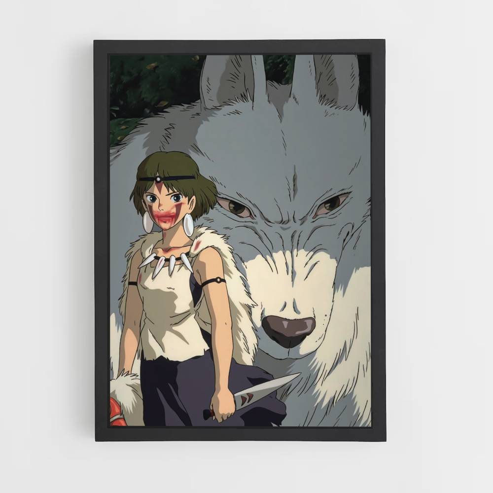 Poster della principessa Momonoke