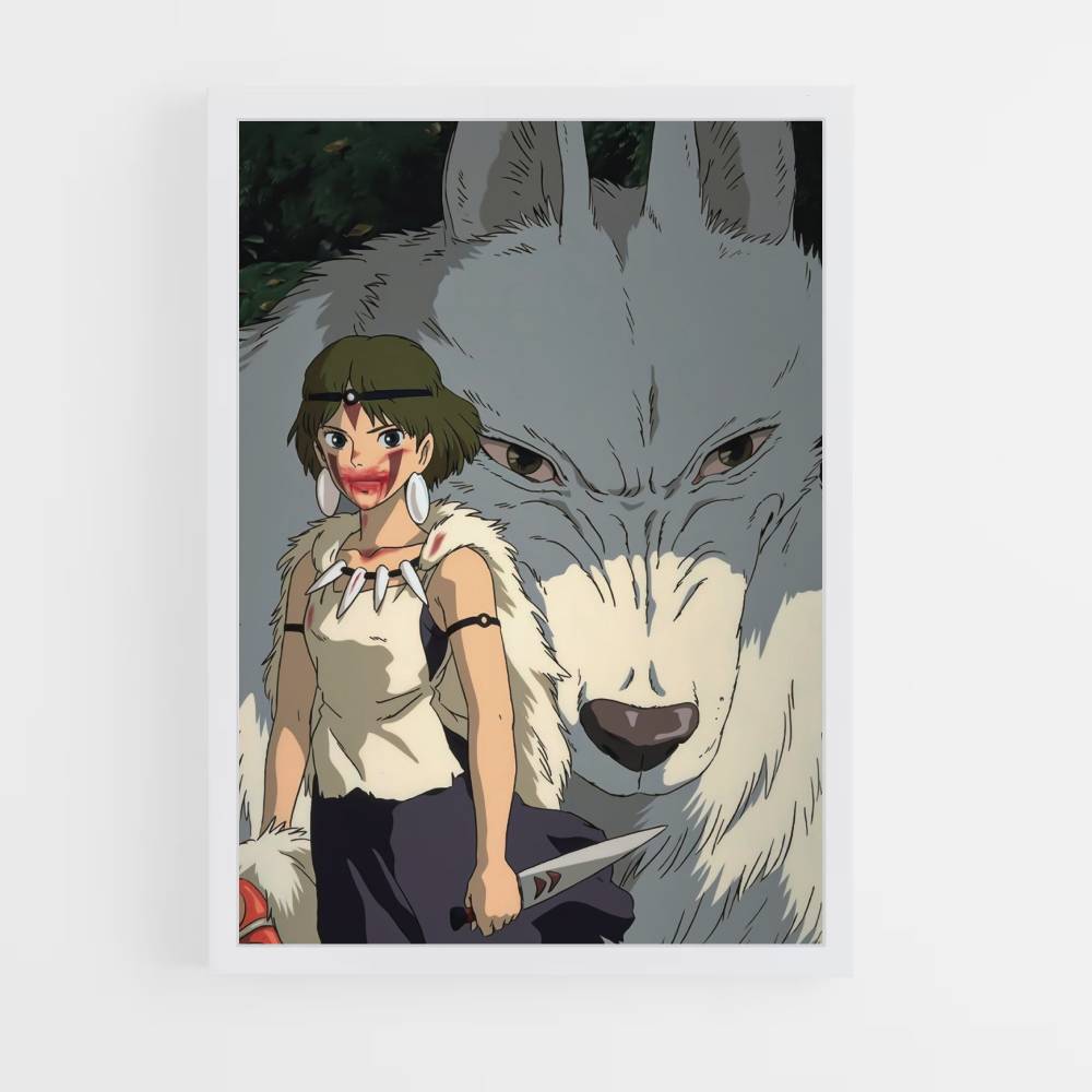 Poster della principessa Momonoke