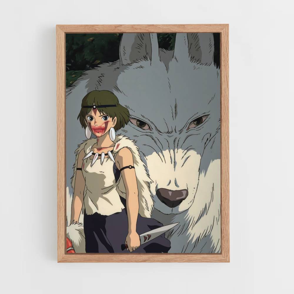 Poster della principessa Momonoke