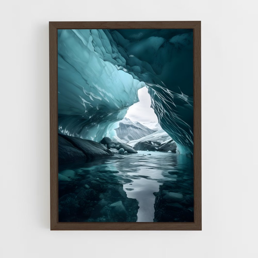 glacier-2 cadre Bois foncé