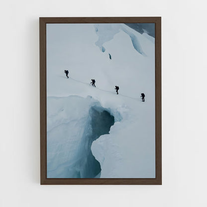 glacier-6 cadre Bois foncé