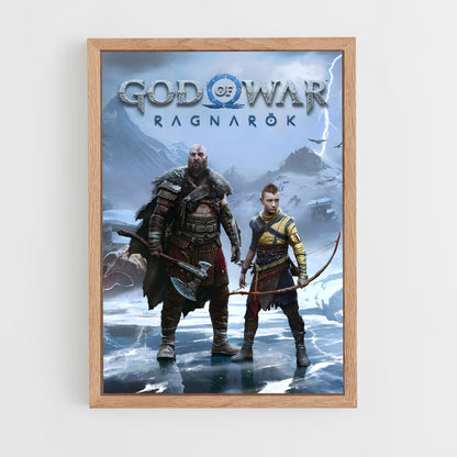 god-of-war-17 cadre Bois clair