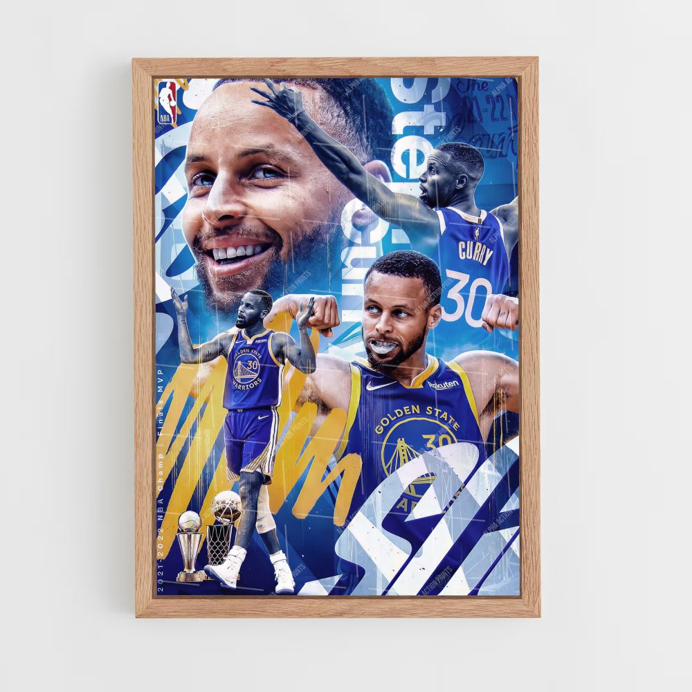 Poster GSW Curry