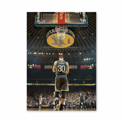 Poster Golden State Warrior Nero