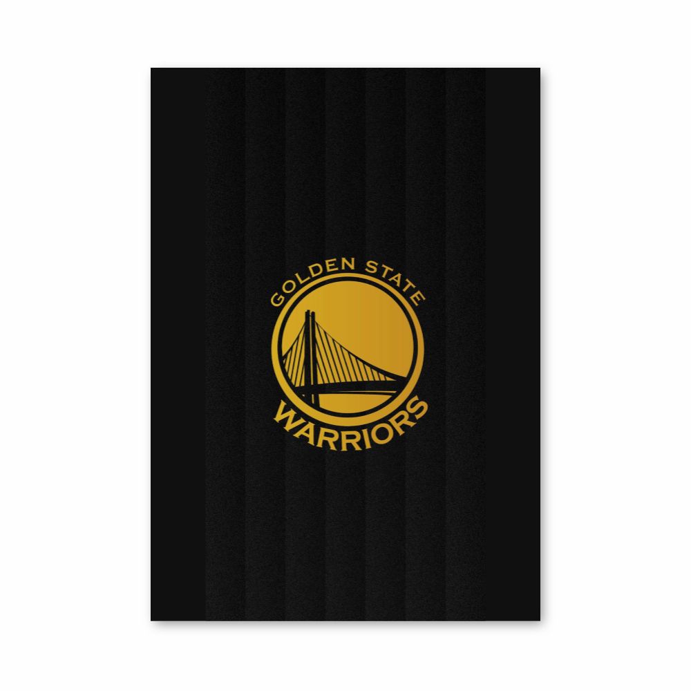 Poster con logo Golden State Warrior