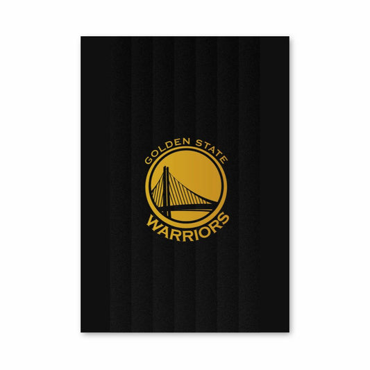 Poster con logo Golden State Warrior