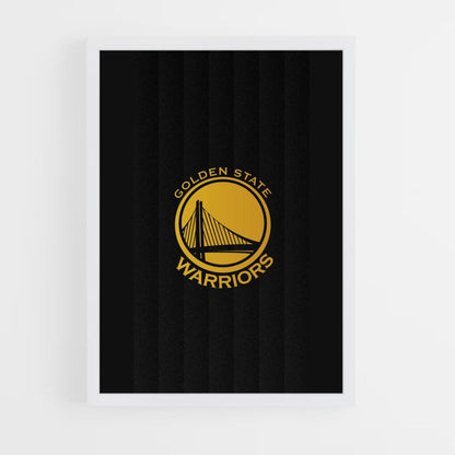 Poster con logo Golden State Warrior